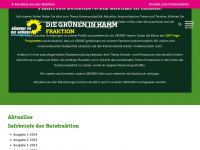 gruene-fraktion-hamm.de Webseite Vorschau