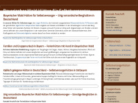 ferienhuette-bayerischer-wald.de Webseite Vorschau