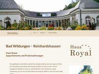 fewos-royal.de Webseite Vorschau