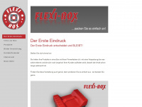 flexi-box.de Webseite Vorschau