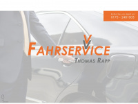 fahrservice-rapp.de Webseite Vorschau