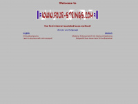 four-strings.com Webseite Vorschau