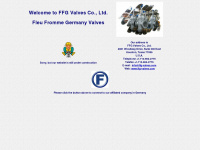 ffg-valves.de Webseite Vorschau