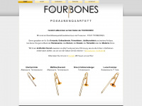 fourbones.de Webseite Vorschau