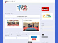 tischtennis-sasel.de Webseite Vorschau