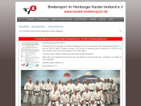karate-breitensport.de Webseite Vorschau