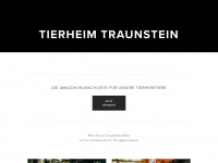 tierheim-traunstein.de Webseite Vorschau