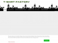 t-shirt-factory.de Webseite Vorschau