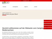 campingland-niedersachsen.de Webseite Vorschau