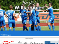 tsg-ehingen-fussball.de Webseite Vorschau