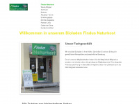 findus-naturkost.de Webseite Vorschau