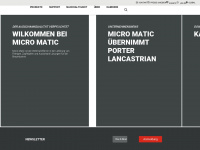 micro-matic.com Webseite Vorschau