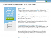 fahrzeug-pflege.de Webseite Vorschau