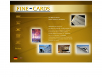 fine-cards.de Webseite Vorschau