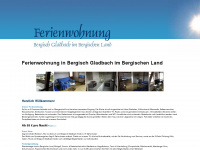 ferienwohnung-bergisch-gladbach.de Webseite Vorschau