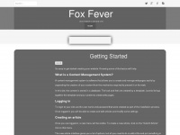 fox-fever.de Webseite Vorschau