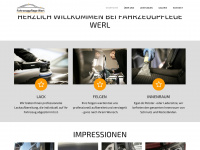 fahrzeugpflege-werl.de Webseite Vorschau