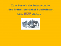 freizeitpferdehof-streitwieser.de Webseite Vorschau