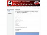 ffw-gerlachshausen.de Webseite Vorschau