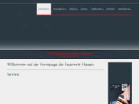 ffw-hausen.com Webseite Vorschau