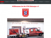ffw-kleinaign.de Webseite Vorschau
