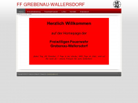 ffw-wallersdorf.de Webseite Vorschau