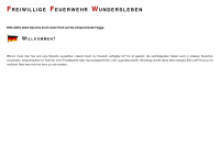 ffw-wundersleben.de Webseite Vorschau