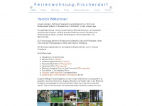 ferienwohnung-fischerdorf.de Webseite Vorschau