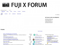 fuji-x-forum.de Webseite Vorschau