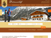 fassnauerhof.info Webseite Vorschau
