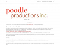 poodleproductionsinc.com Webseite Vorschau