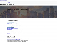 ietf.org Webseite Vorschau