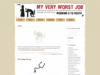 myveryworstjob.com Webseite Vorschau