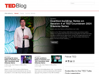 blog.ted.com Webseite Vorschau