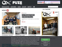 ox-fanzine.de Webseite Vorschau