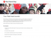 redhandday.org Webseite Vorschau