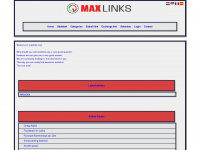 maxlinks.org Webseite Vorschau