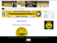 eishockeyfreunde-evf.de Webseite Vorschau