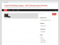 centralhockeyleague.com Webseite Vorschau