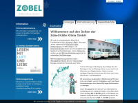 zobel-kaelte-klima.de Webseite Vorschau