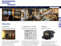 brandenburg-preussen-museum.de Webseite Vorschau