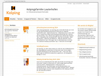 kolping-lauterhofen.de Webseite Vorschau