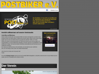postbiker.com Webseite Vorschau
