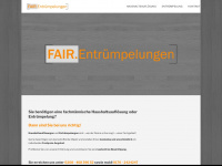 fair-entruempelungen.de Webseite Vorschau