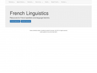 french-linguistics.co.uk Webseite Vorschau