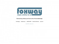 foxway.de Webseite Vorschau
