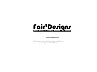 fair2designs.de Webseite Vorschau