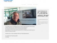 fliesen-arnupap.de Webseite Vorschau