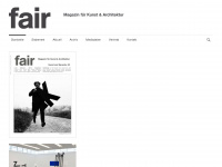 fairarts.org Webseite Vorschau