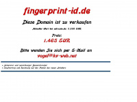 fingerprint-id.de Webseite Vorschau